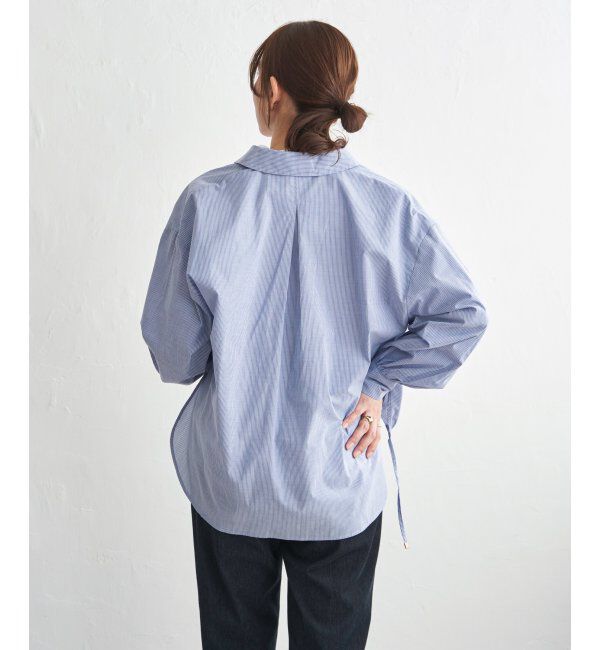 ikka「【雑誌InRed4月号掲載】ドロストロングテールシャツ【親子コーデ】」|シャツ・ブラウス|