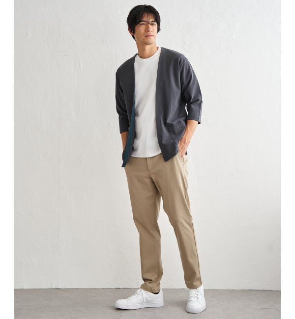 ikka「【抗菌防臭】GOKU楽冷感7分袖カーディガン」|カーディガン|