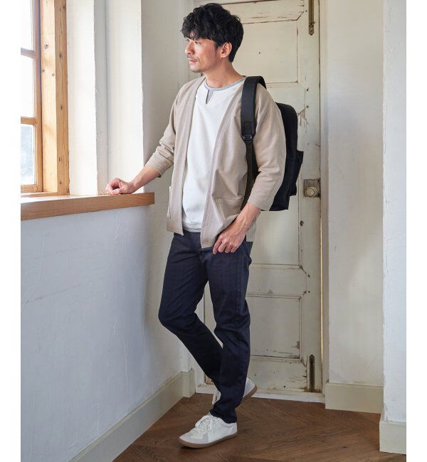 ikka「【抗菌防臭】GOKU楽冷感7分袖カーディガン」|カーディガン|