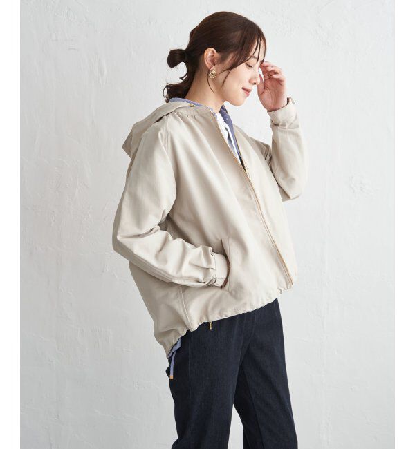 ikka「【雑誌InRed4月号掲載】撥水花粉リリース2WAYマウンテンパーカー【親子コーデ】」|ブルゾン・スタジャン|