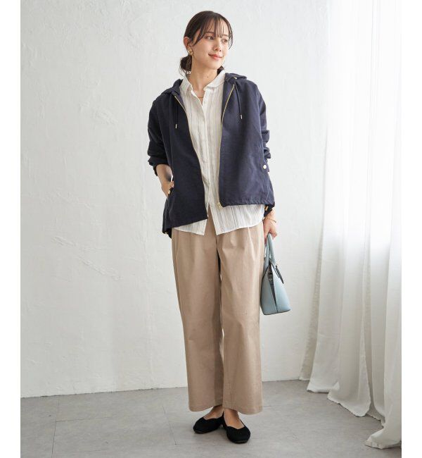 ikka「【雑誌InRed4月号掲載】撥水花粉リリース2WAYマウンテンパーカー【親子コーデ】」|ブルゾン・スタジャン|