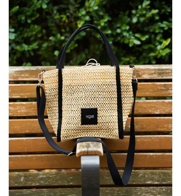 ikka「雑材パイピングトートバッグ」|その他|