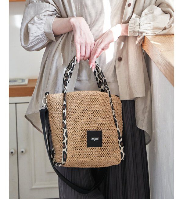 ikka「雑材パイピングトートバッグ」|その他|