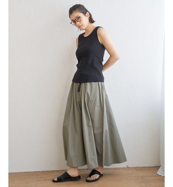 Lbc with Life「コットンUSA針抜きタンクトップ」|キャミソール|