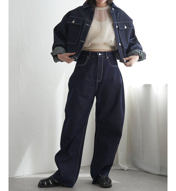 VENCE share style「リジットデニムショートジャケット」|その他|