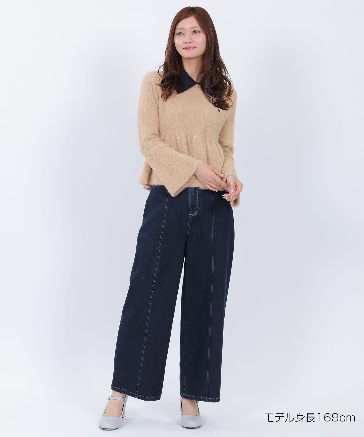 MARY QUANT「シャギーペプラム プルオーバー」|スウェット・ジャージ|