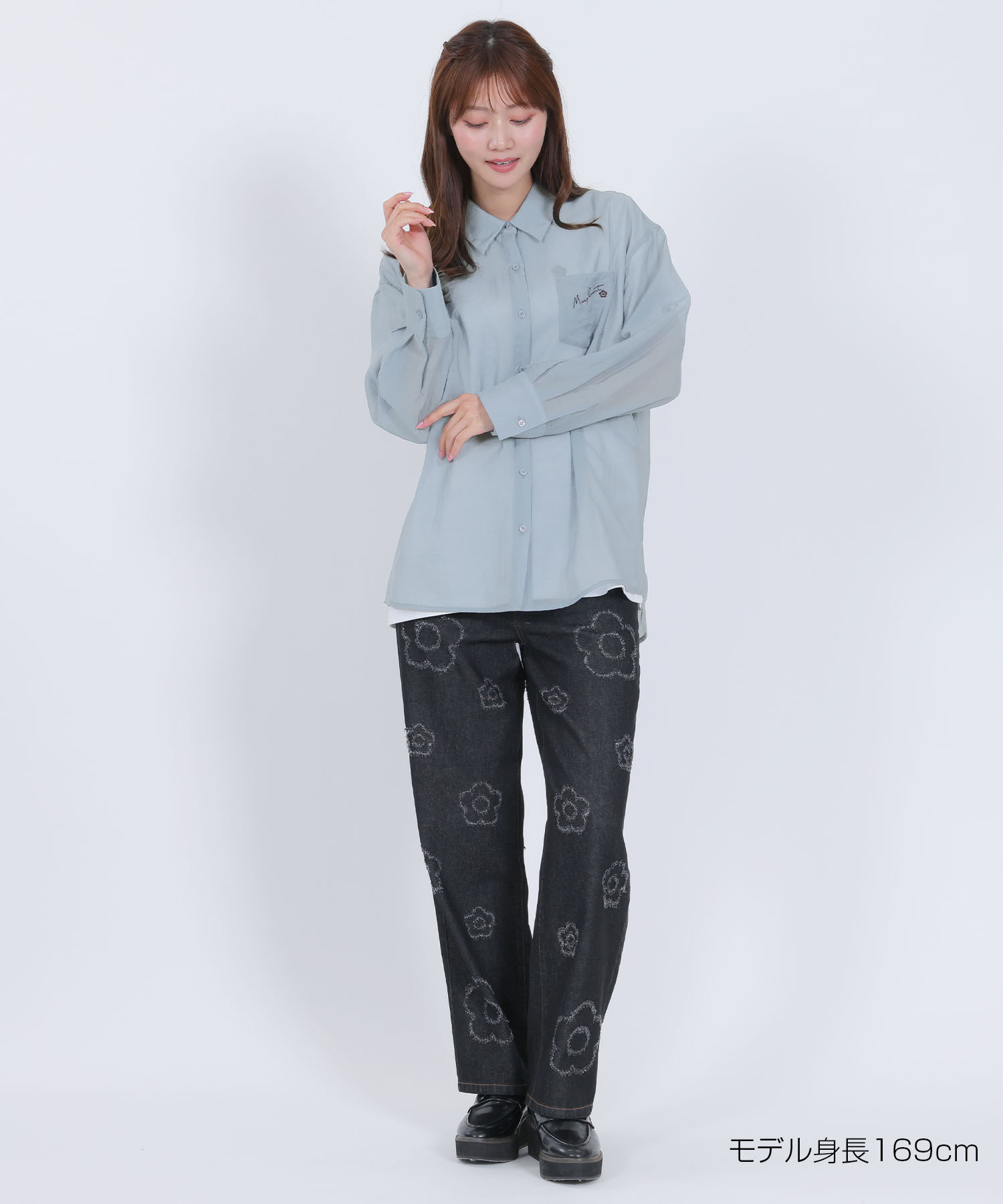 MARY QUANT「シアーUVシャツ ブラウス」|シャツ・ブラウス|