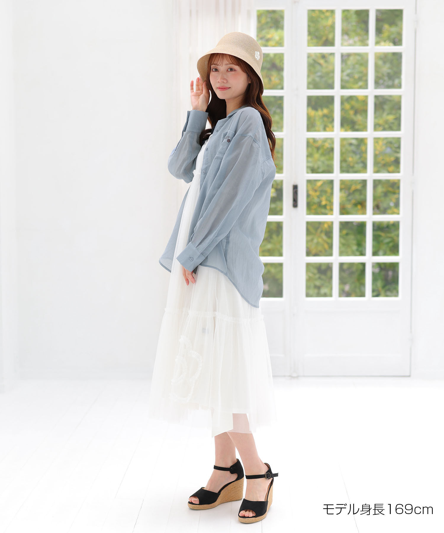 MARY QUANT「シアーUVシャツ ブラウス」|シャツ・ブラウス|