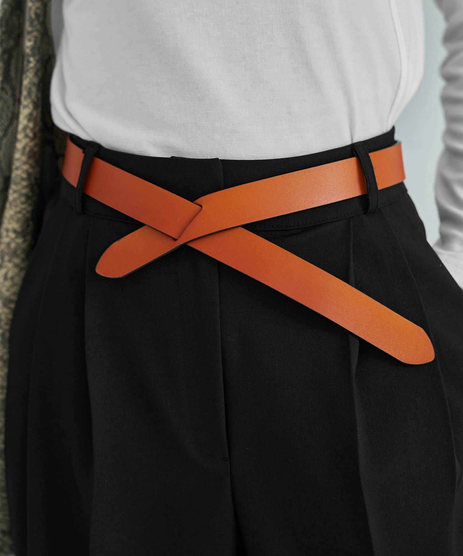 STYLE DELI「【DELI by】クロスラップリアルレザーベルト」|ベルト|