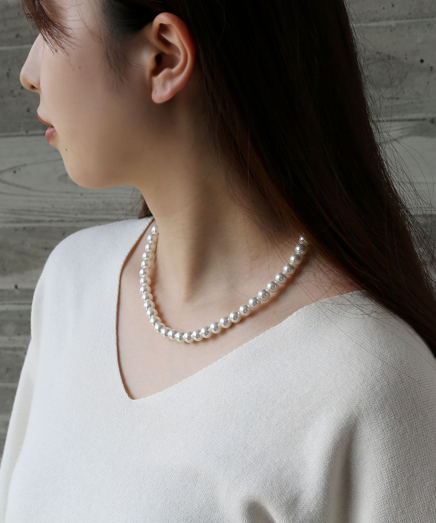 colleca la「ベーシックパールネックレス［マグネットタイプ］」|ネックレス|