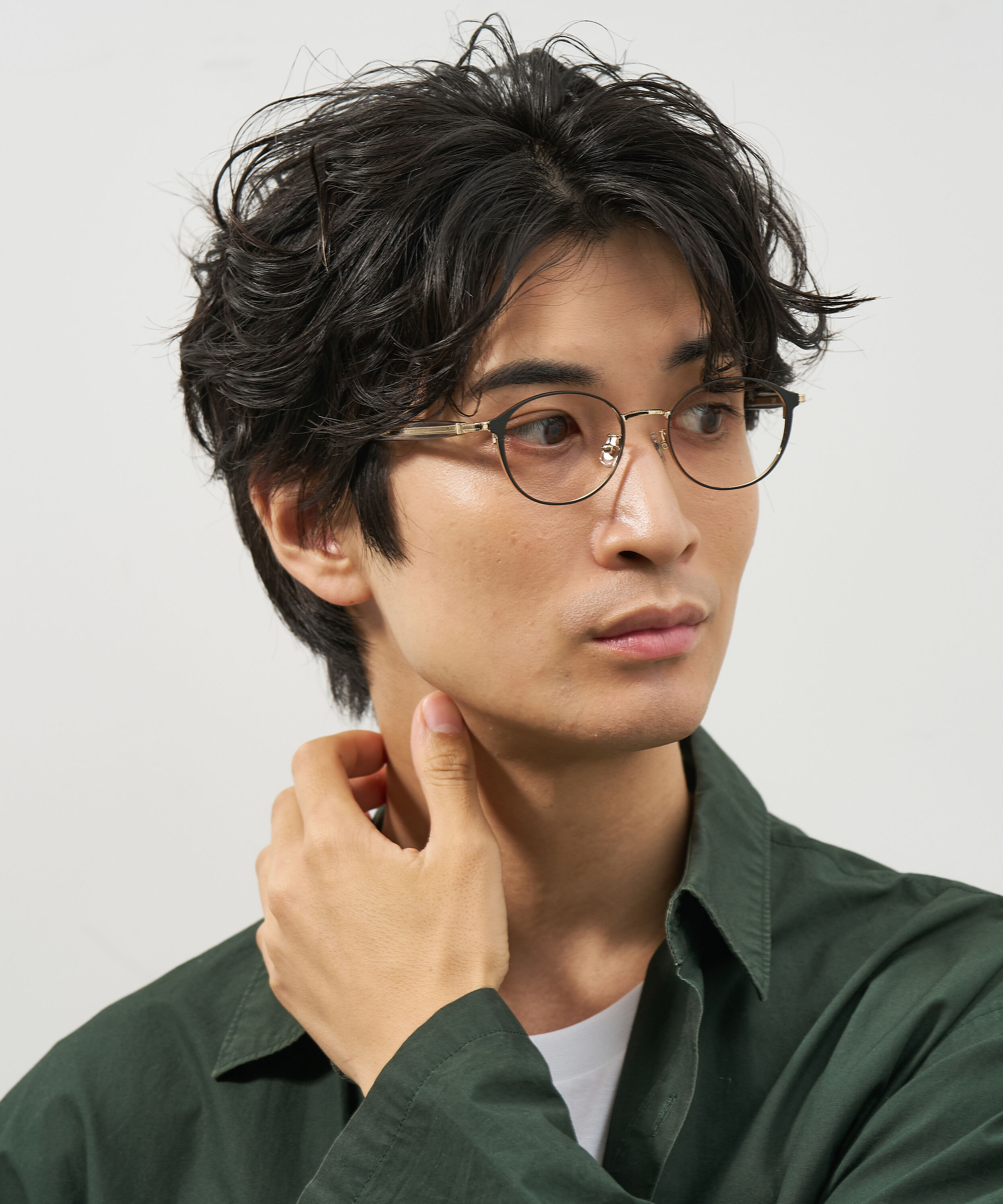  「オーバル型 メガネ｜上品で高級感のある 大人可愛いメガネ フェミニン レンズ交換券付き STANDARD MUSE」|メガネ|