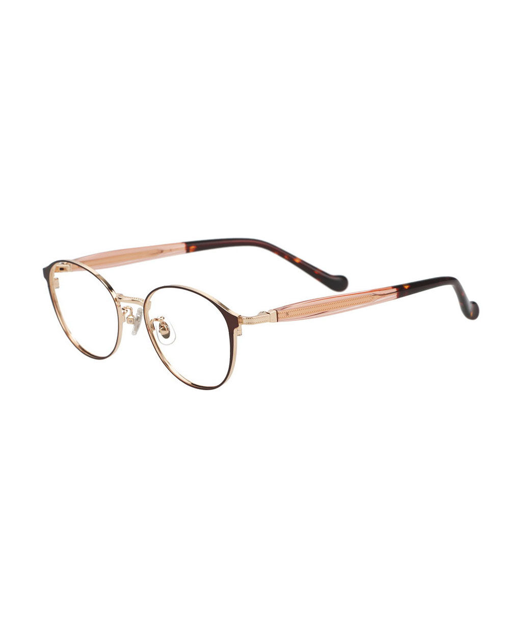  「オーバル型 メガネ｜上品で高級感のある 大人可愛いメガネ フェミニン レンズ交換券付き STANDARD MUSE」|メガネ|