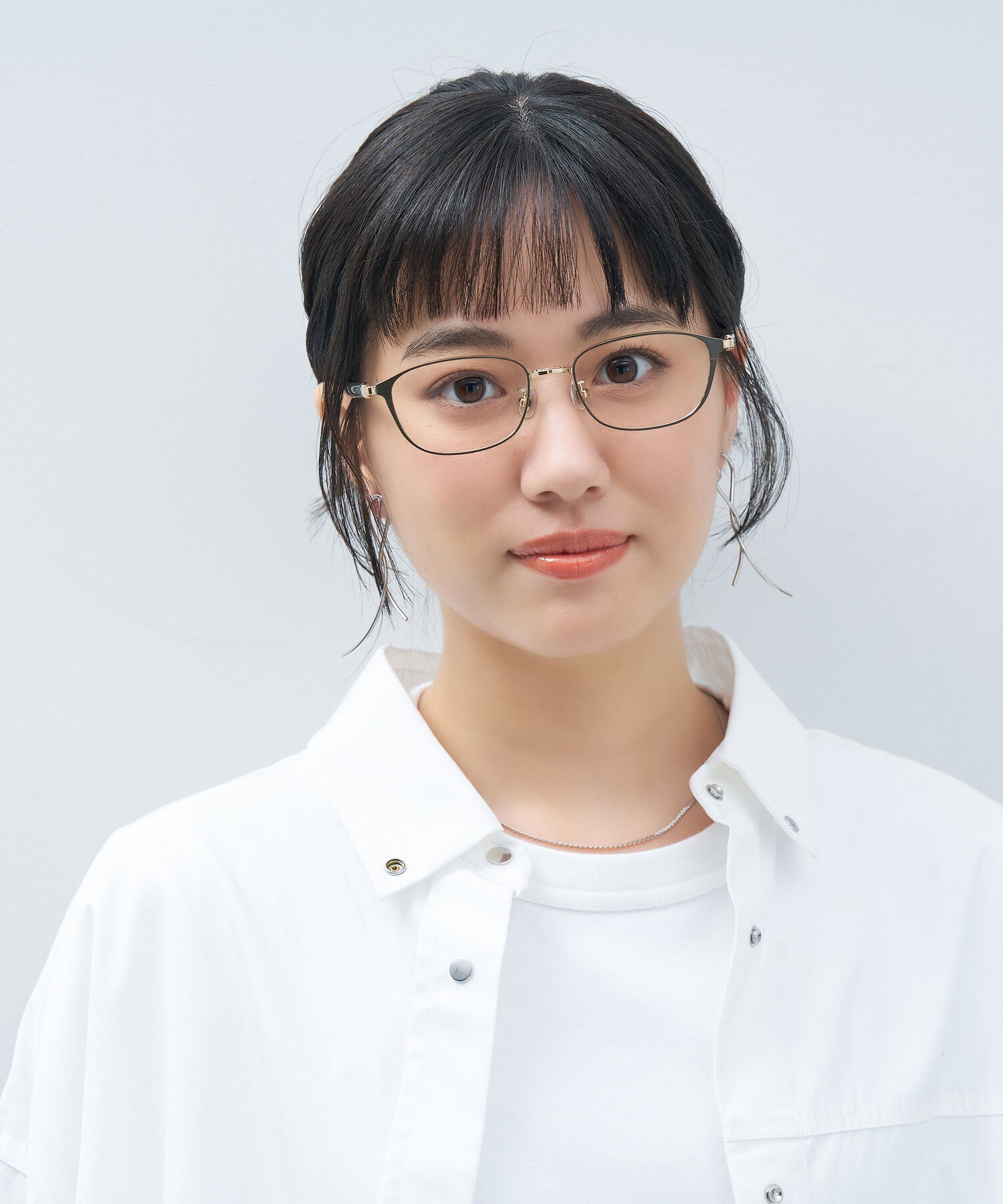  「ウェリントン型 メガネ｜上品で高級感のある 大人可愛いメガネ フェミニン レンズ交換券付き STANDARD MUSE」|メガネ|グリーン