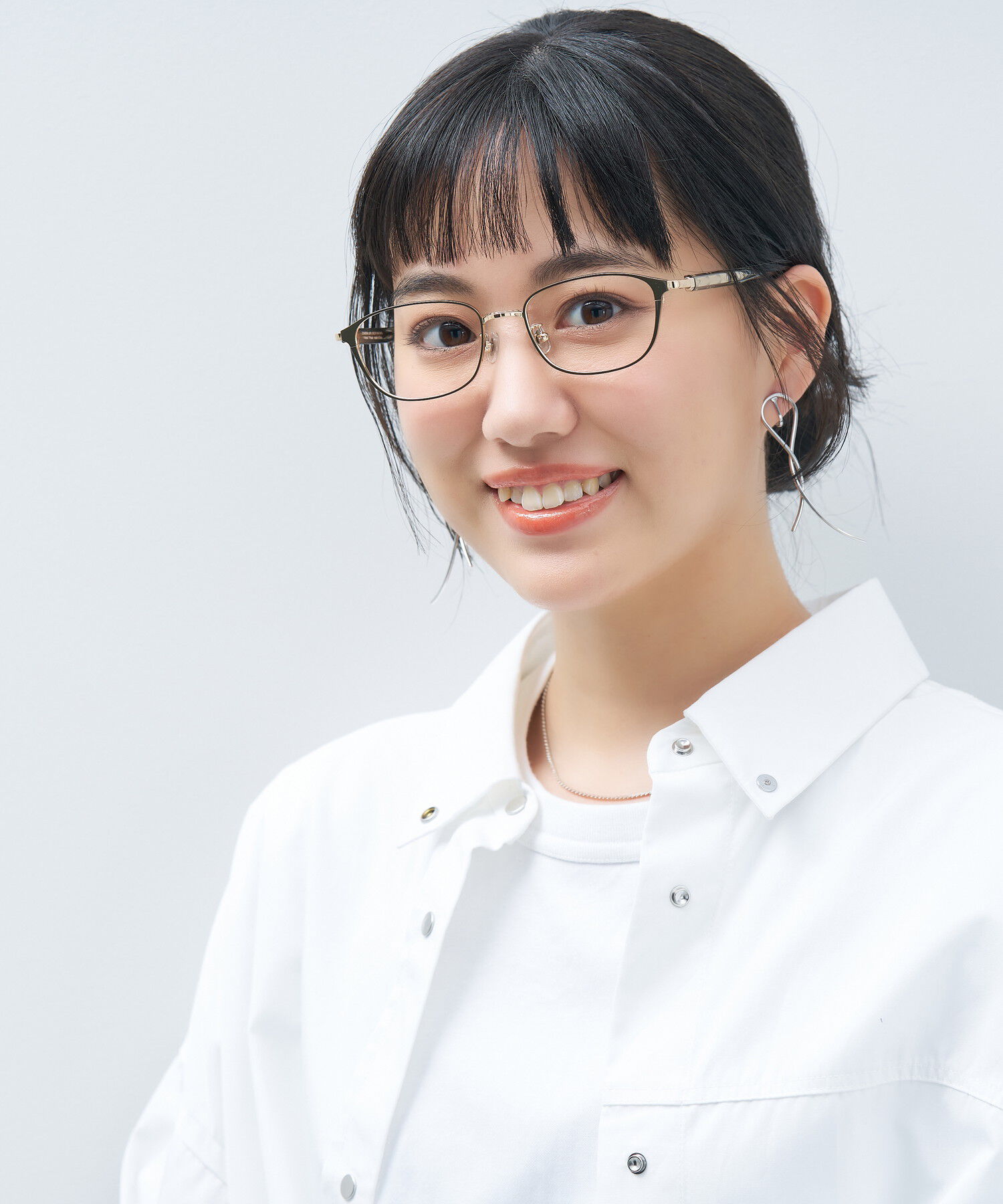  「ウェリントン型 メガネ｜上品で高級感のある 大人可愛いメガネ フェミニン レンズ交換券付き STANDARD MUSE」|メガネ|