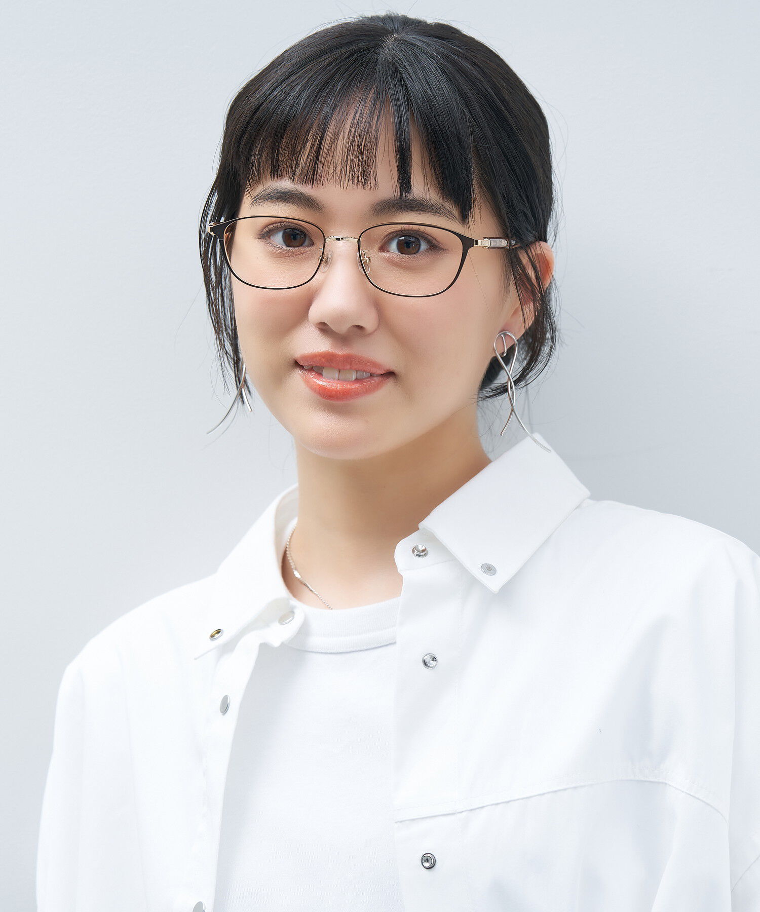  「ウェリントン型 メガネ｜上品で高級感のある 大人可愛いメガネ フェミニン レンズ交換券付き STANDARD MUSE」|メガネ|