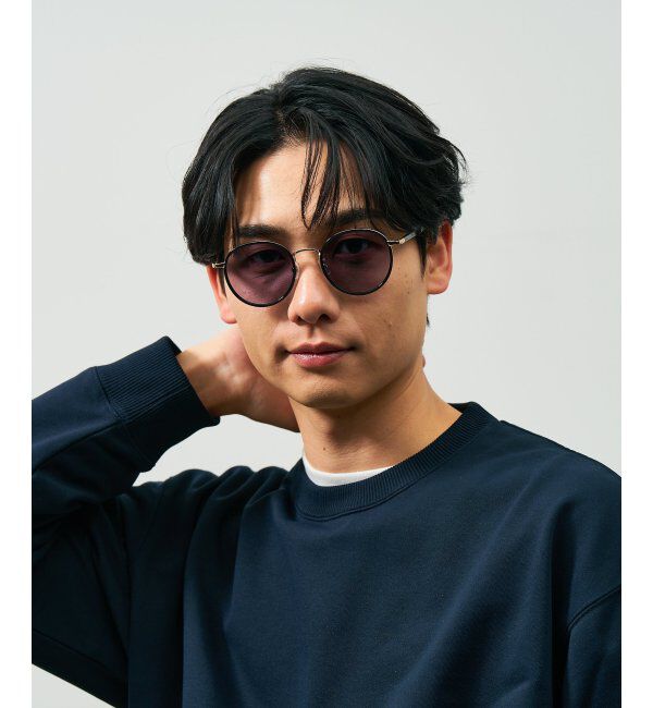  「ボストン型 調光サングラス｜UNITED ARROWS ﾚﾝｽﾞの色が変わる UVカット 紫外線対策 ユナイテッドアローズ」|サングラス|