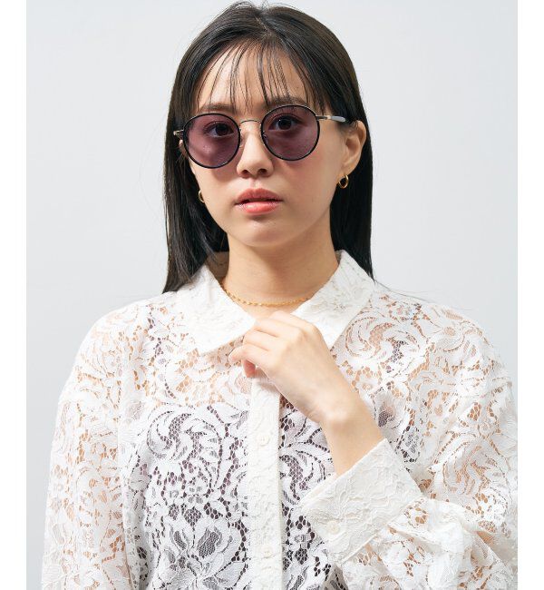  「ボストン型 調光サングラス｜UNITED ARROWS ﾚﾝｽﾞの色が変わる UVカット 紫外線対策 ユナイテッドアローズ」|サングラス|