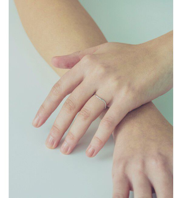 ete「[レイヤード] K10 ウェーヴ リング」|リング|