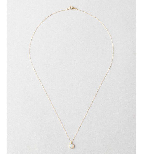 Jouete「[オパール] K10YG ネックレス スクエア」|ネックレス|