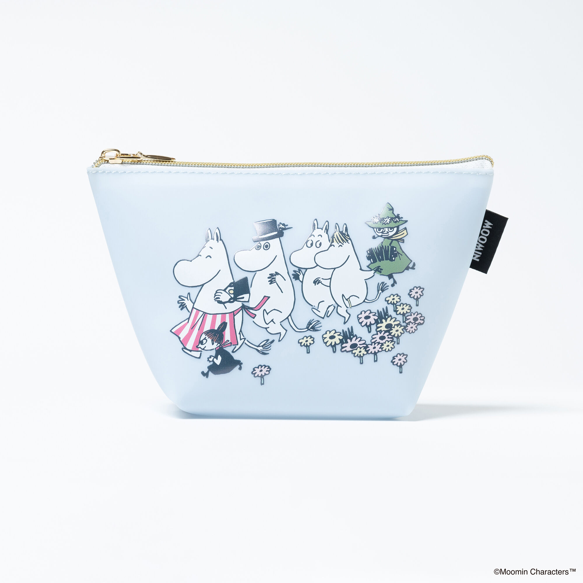  「MOOMIN COMIC MAT PVC 台形ポーチ」|ポーチ|BLU