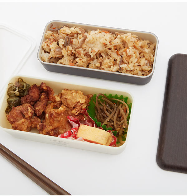 BACKYARD FAMILY「弁当箱 女子 大人 二段 ランチボックス 2段 730ml ARBRE アルブル 通販 ランチ」|食器・キッチングッズ|