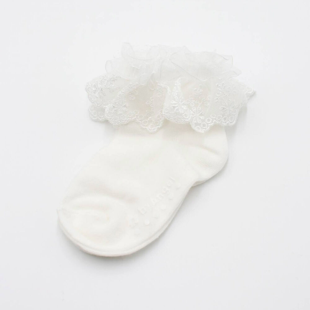 BACKYARD FAMILY「靴下 キッズ 女の子 ショート 通販 ショートソックス 56012202 ソックス」|ソックス|ホワイト1