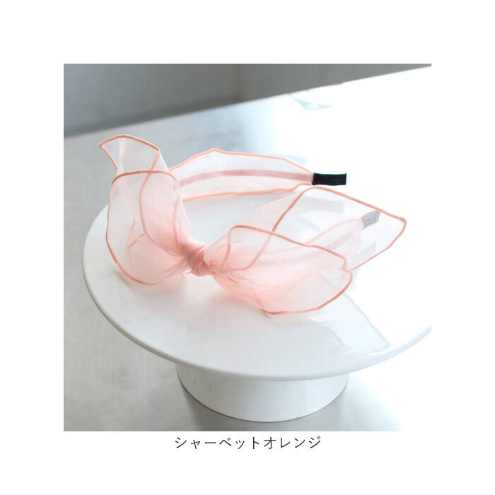 BACKYARD FAMILY「カチューシャ キッズ リボン 大きめ 通販 リボンカチューシャ 髪飾り 女の子 子供 子ども」|その他|