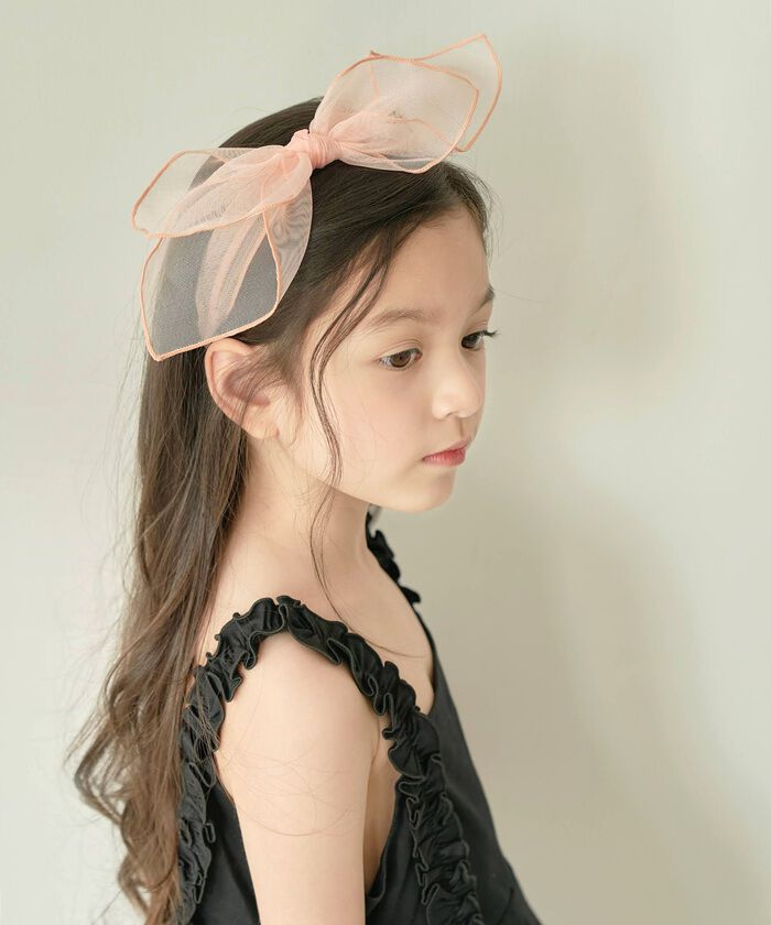 BACKYARD FAMILY「カチューシャ キッズ リボン 大きめ 通販 リボンカチューシャ 髪飾り 女の子 子供 子ども」|その他|