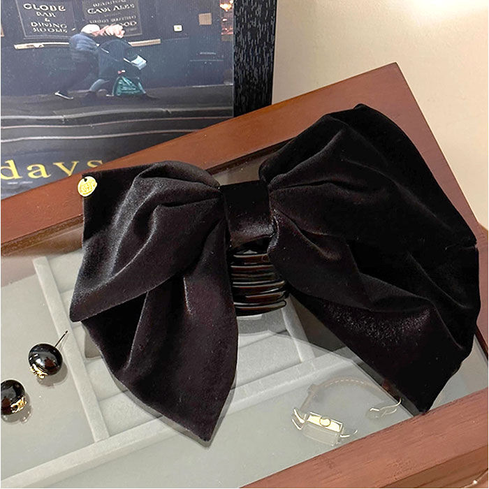 BACKYARD FAMILY「ヘアアクセサリー ベロアリボン 通販 ベロア リボン シュシュ 髪留め 髪飾り ヘッドアクセ」|その他|