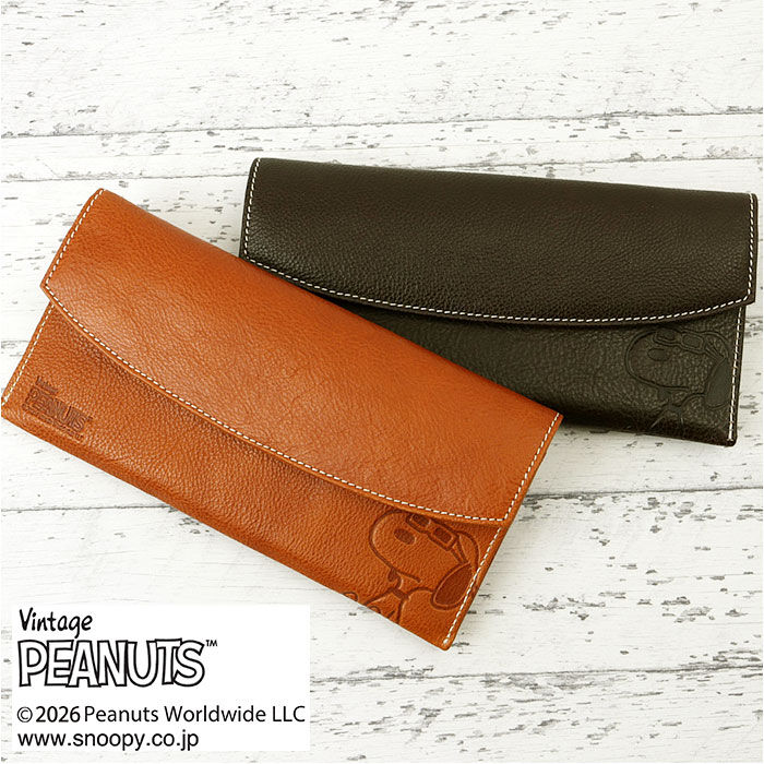 BACKYARD FAMILY「スヌーピー 長財布 大人 通販 SNOOPY 73524 財布 レザー 長サイフ ながさいふ」|財布|
