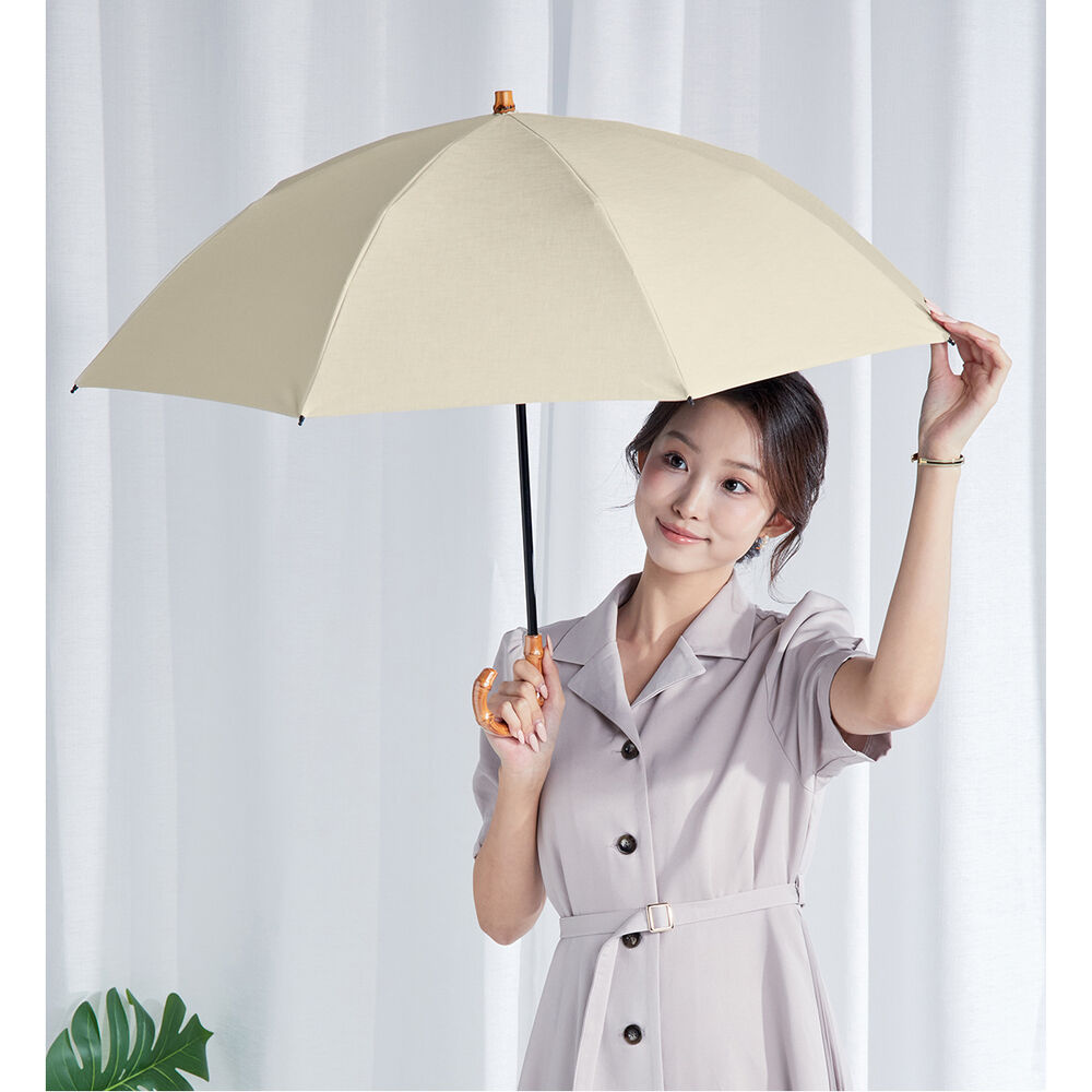 BACKYARD FAMILY「KIZAWA 日傘 折りたたみ 通販 キザワ 折りたたみ傘 折りたたみ日傘 折り畳み傘 傘 かさ」|傘|ベージュ1