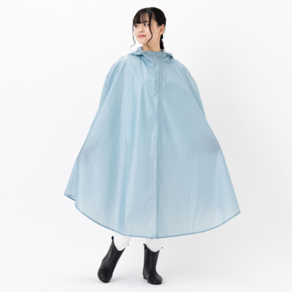BACKYARD FAMILY「自転車 ポンチョ レディース 通販 サイクル レインコート レインウェア レインウエア カッパ」|レインコート|ブルー1