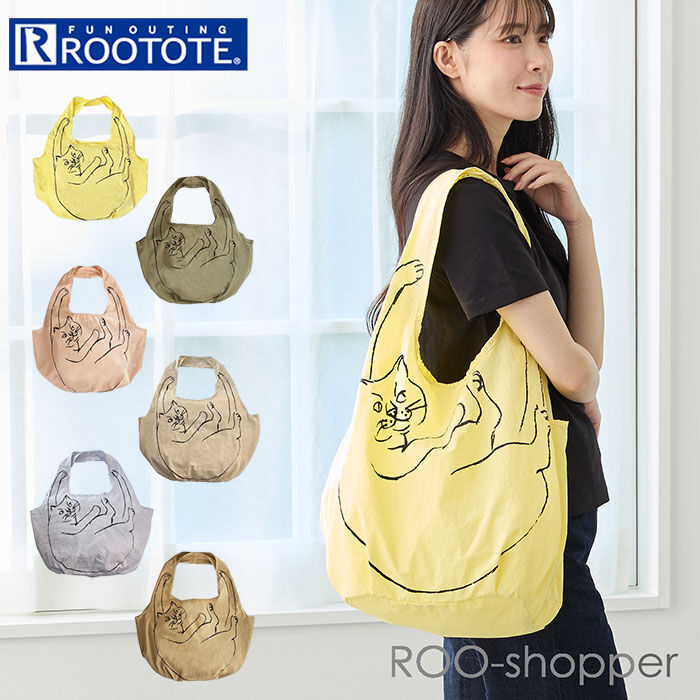 ROOTOTE「トートバッグ ブラサガリネコ 通販 レディース おしゃれ ショルダーバッグ 肩掛け ハンドバッグ」|エコバッグ|