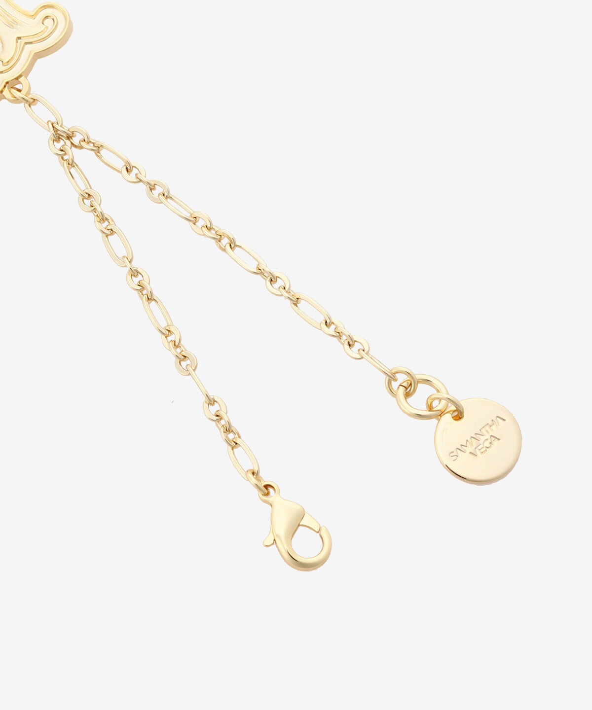 Samantha Vega「ドロップストーンイニシャルバッグチャーム（K）」|チャーム・キーホルダー|