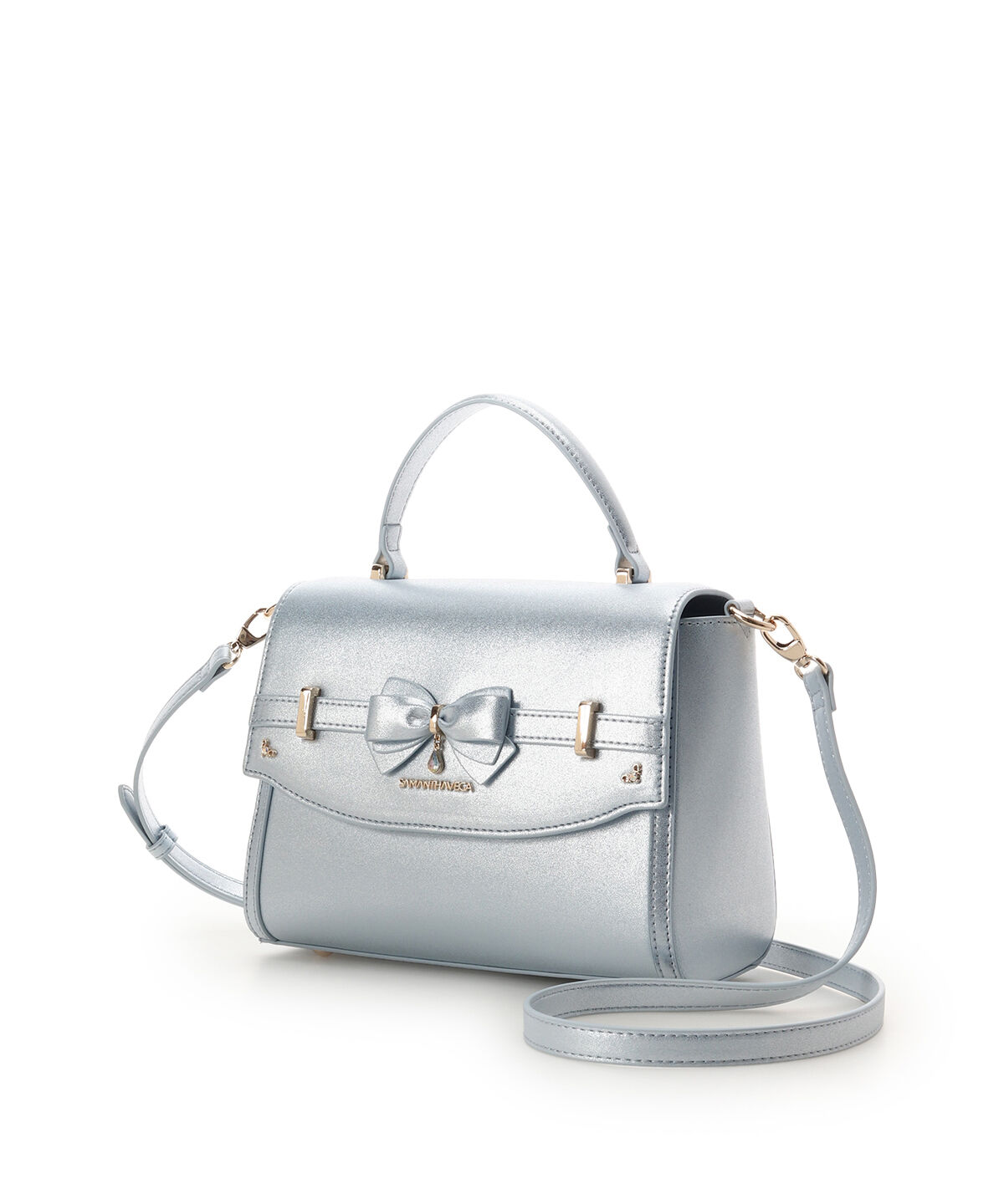 Samantha Vega「アクセントリボンラメショルダーバッグ」|ショルダー・メッセンジャー|