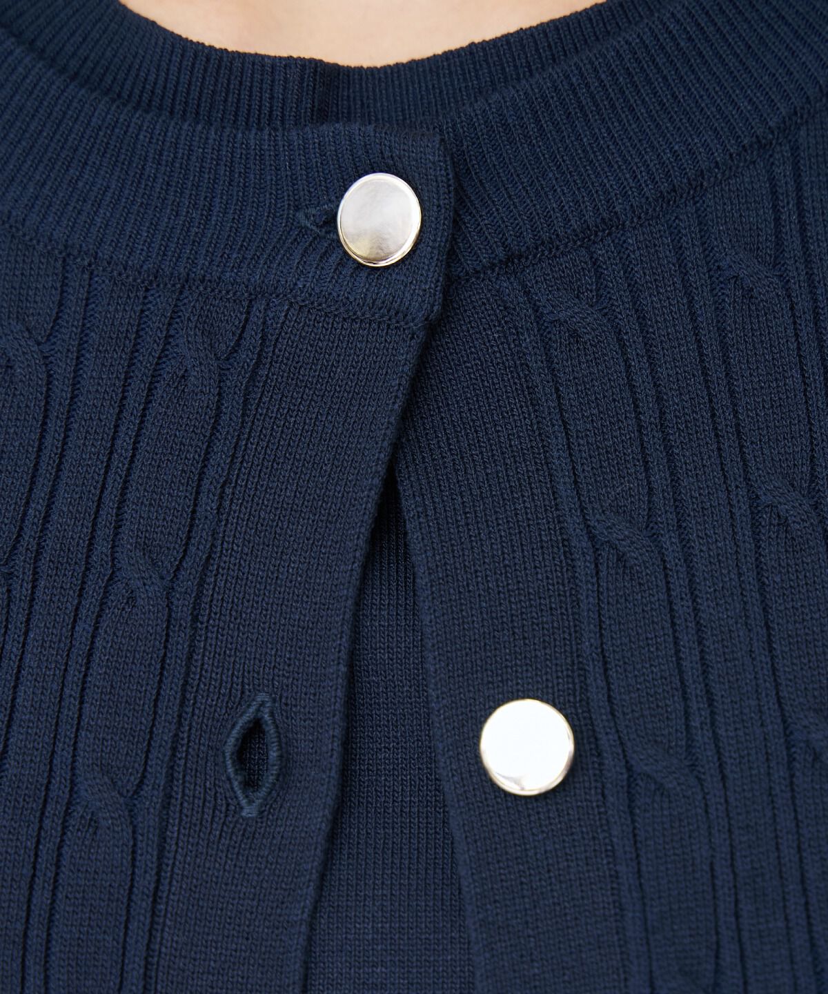 アンドクチュール「ケーブル編みカーディガンアンサンブル」|カーディガン|