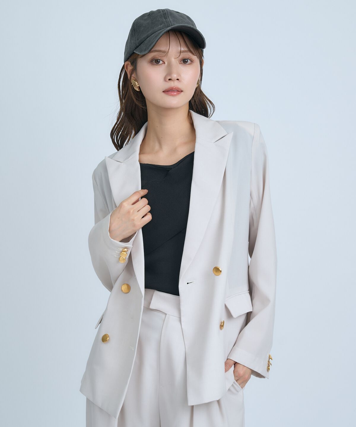 アンドクチュール「シアーテーラードジャケット」|テーラードジャケット|