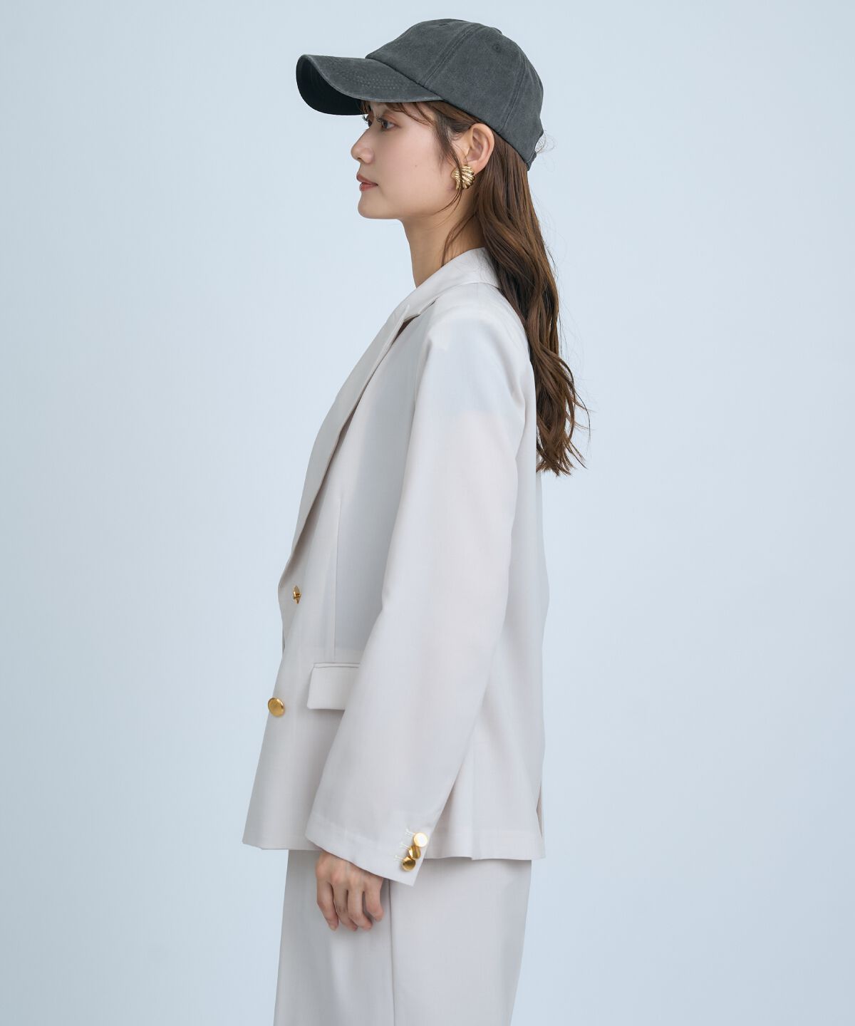 アンドクチュール「シアーテーラードジャケット」|テーラードジャケット|