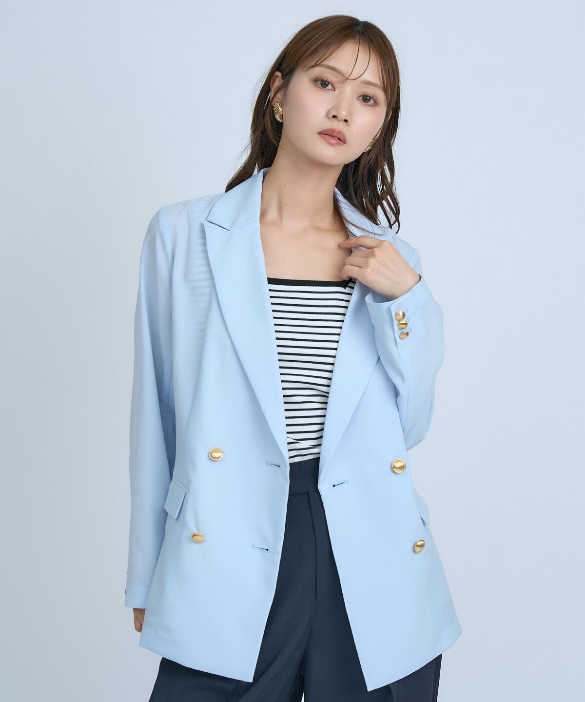 アンドクチュール「シアーテーラードジャケット」|テーラードジャケット|