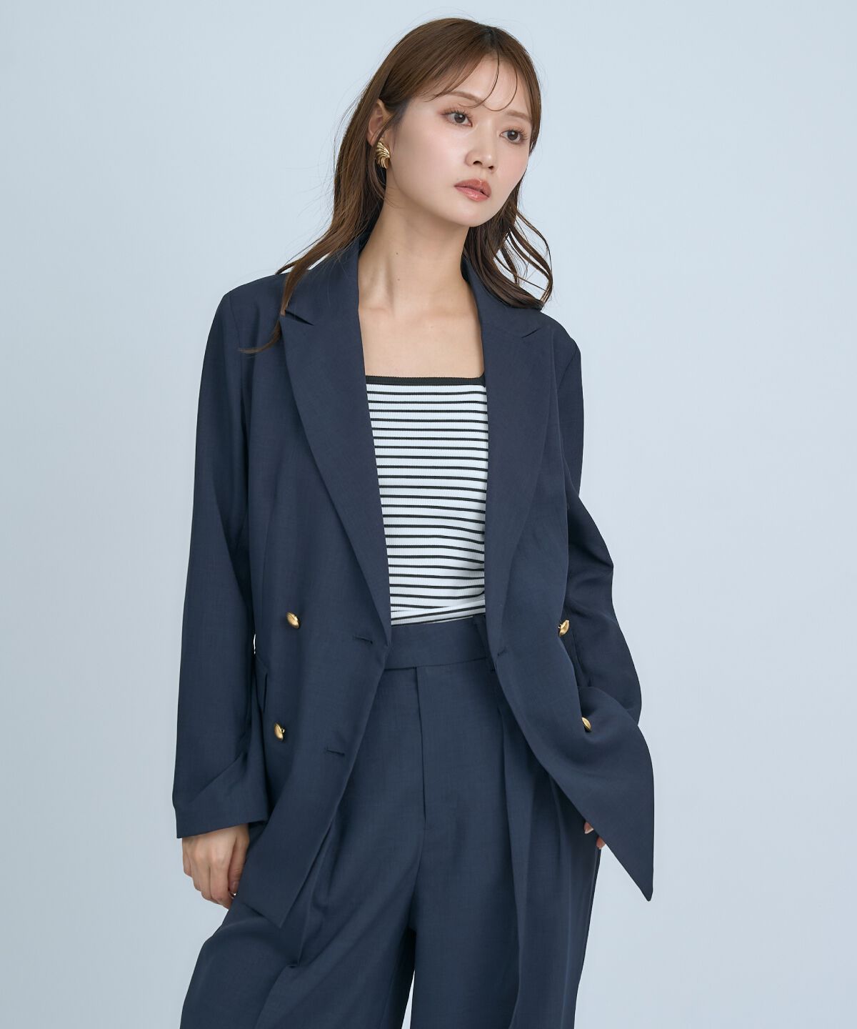 アンドクチュール「シアーテーラードジャケット」|テーラードジャケット|