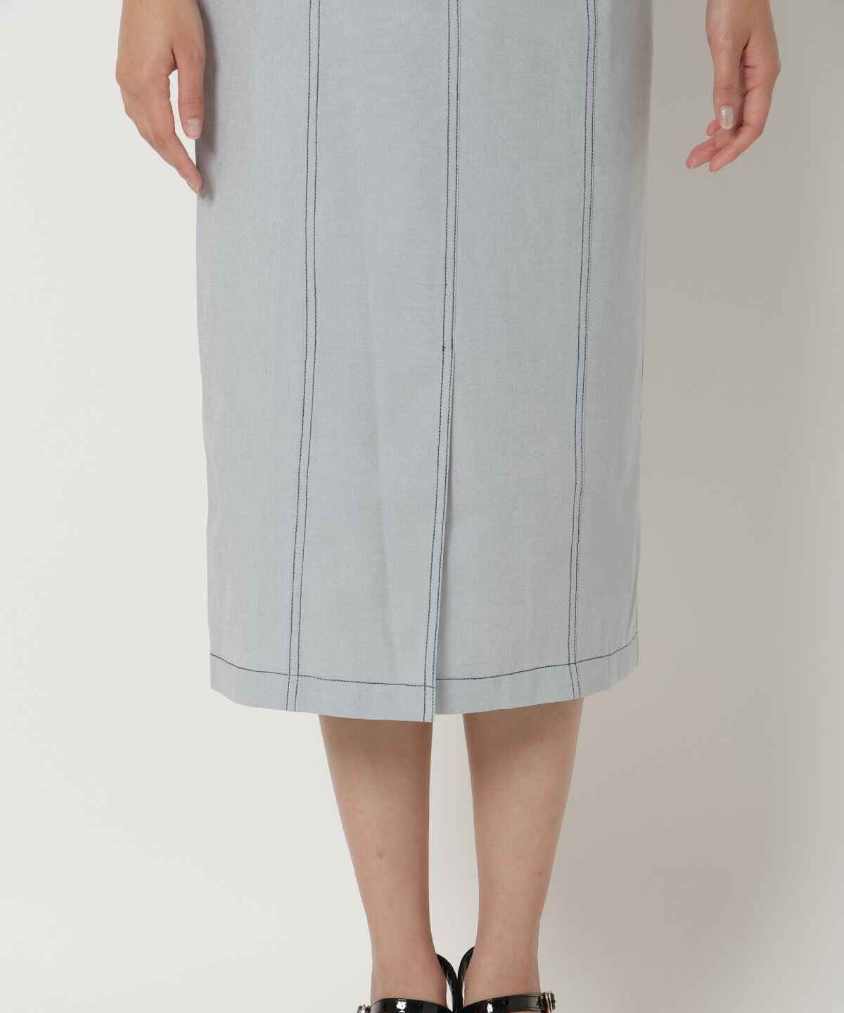 REDYAZEL「配色ステッチタイトスカート」|タイト|