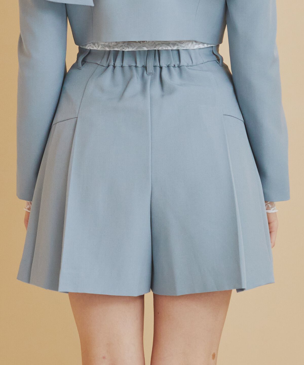 REDYAZEL「プリーツショートパンツ」|キュロット|