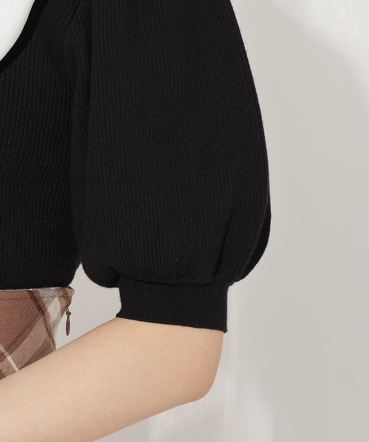 WILLSELECTION「シアーリボンパフニット」|ニット・セーター|