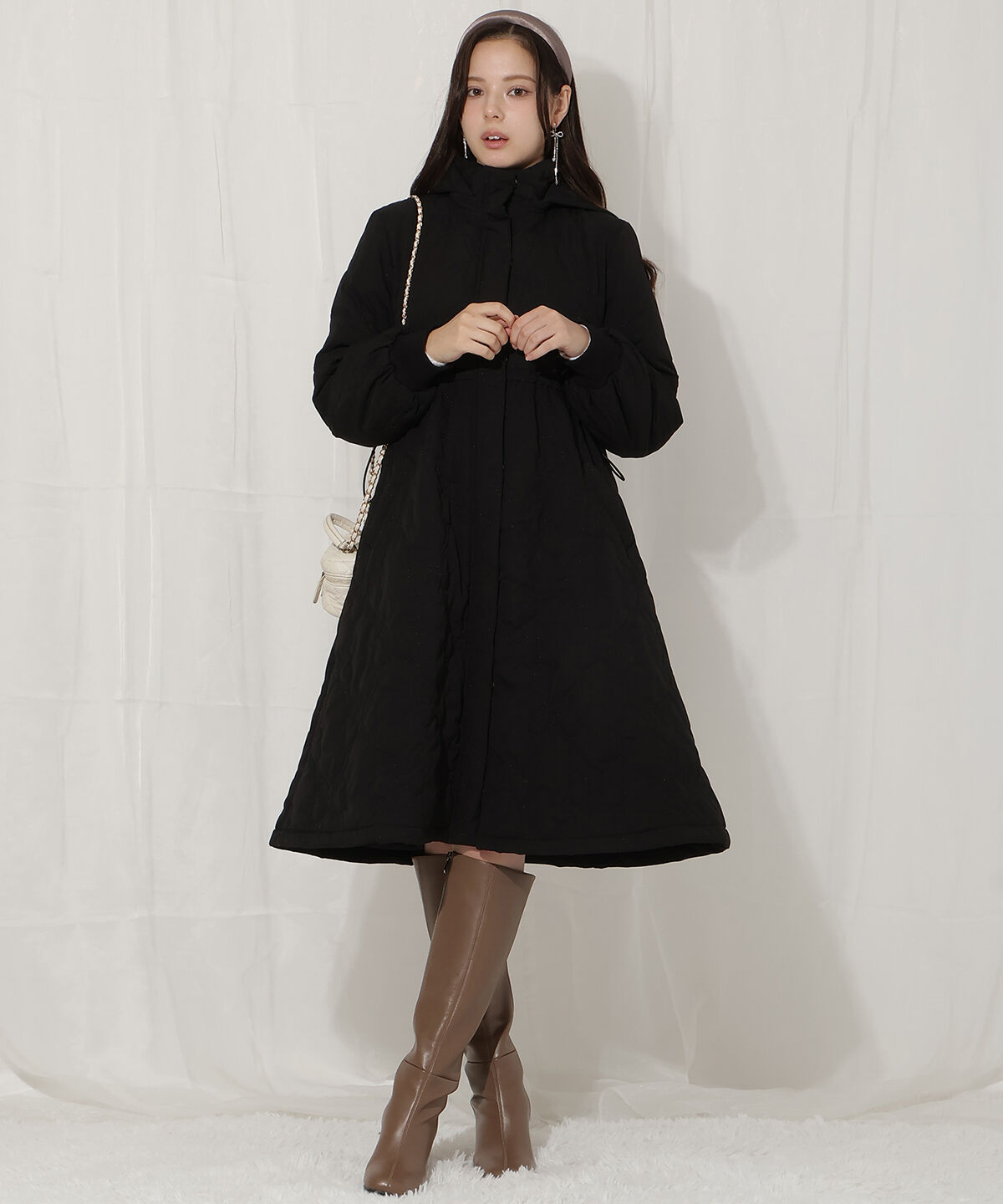 WILLSELECTION「リボン柄キルティングコート」|その他|