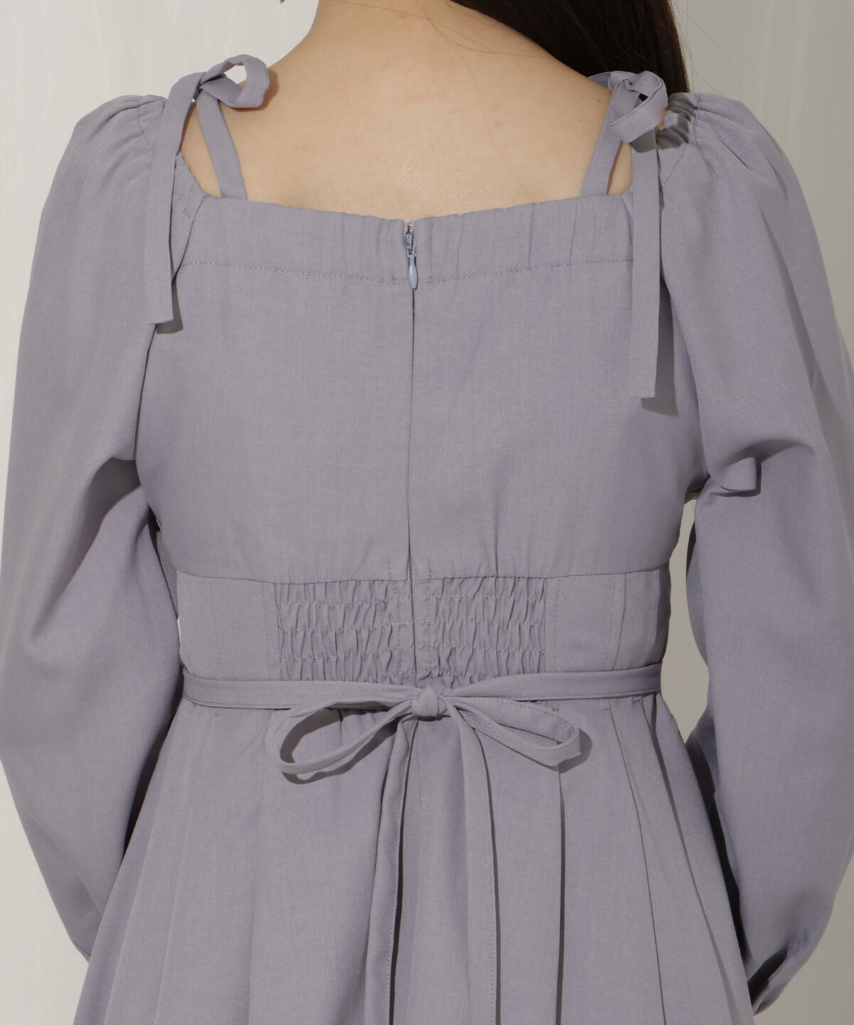 WILLSELECTION「ショルダーリボンタックフレアワンピース」|ワンピース|