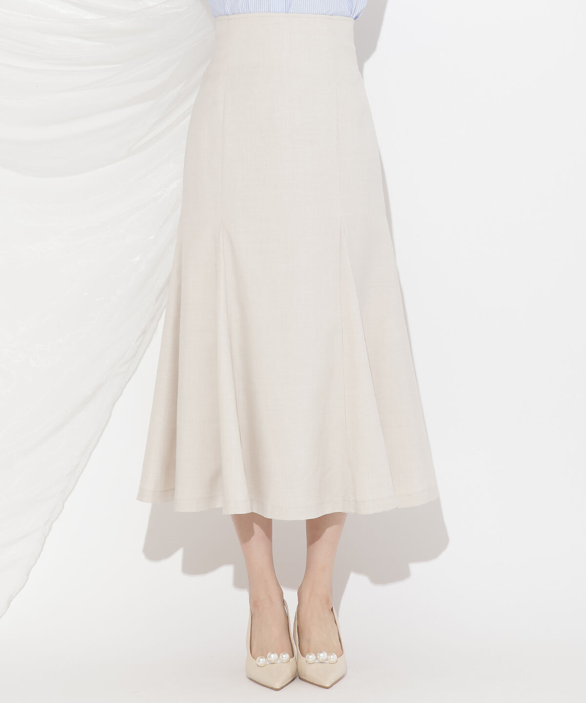 WILLSELECTION「バックリボンハイウエストフレアスカート」|フレア|