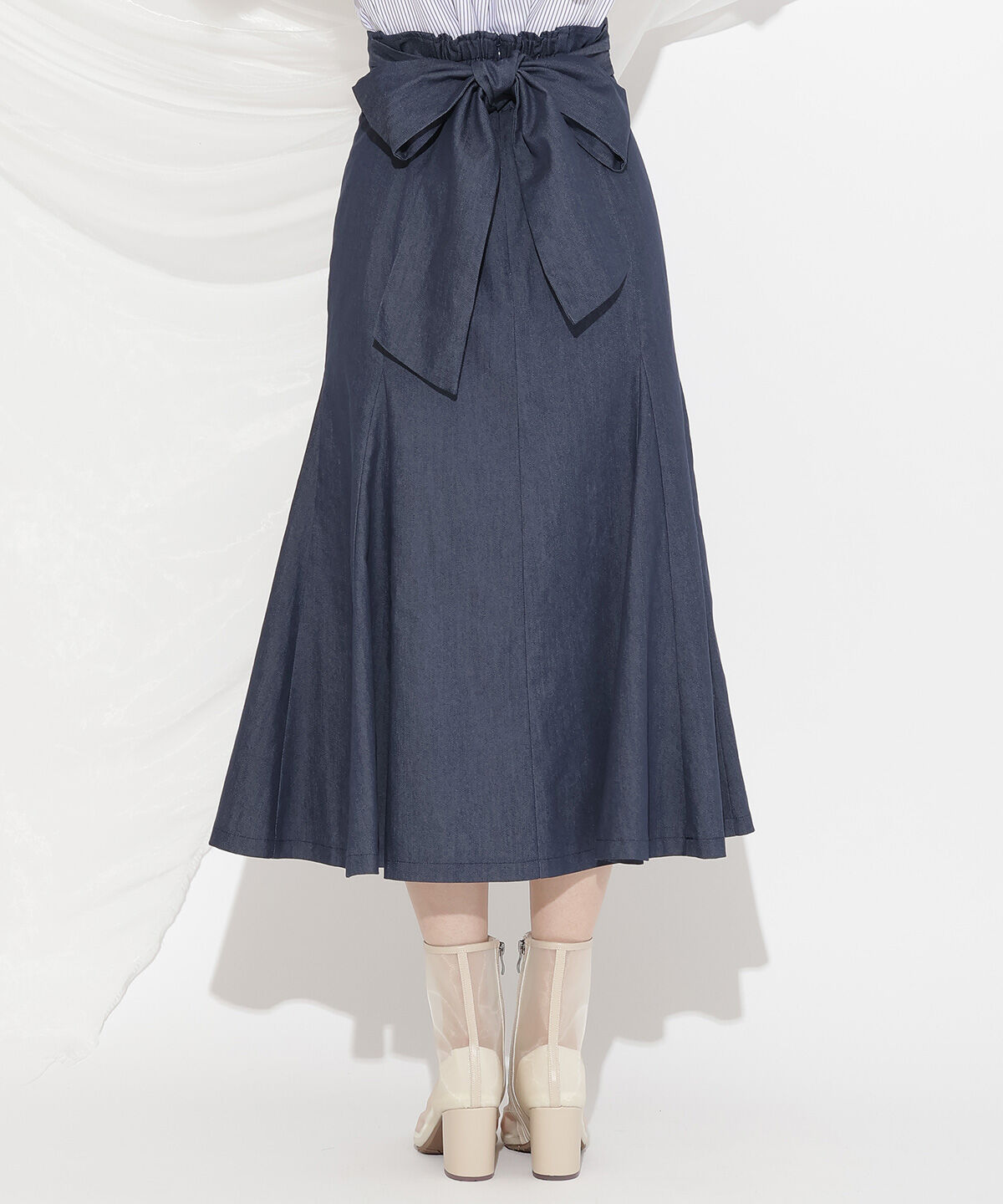 WILLSELECTION「バックリボンハイウエストフレアスカート」|フレア|