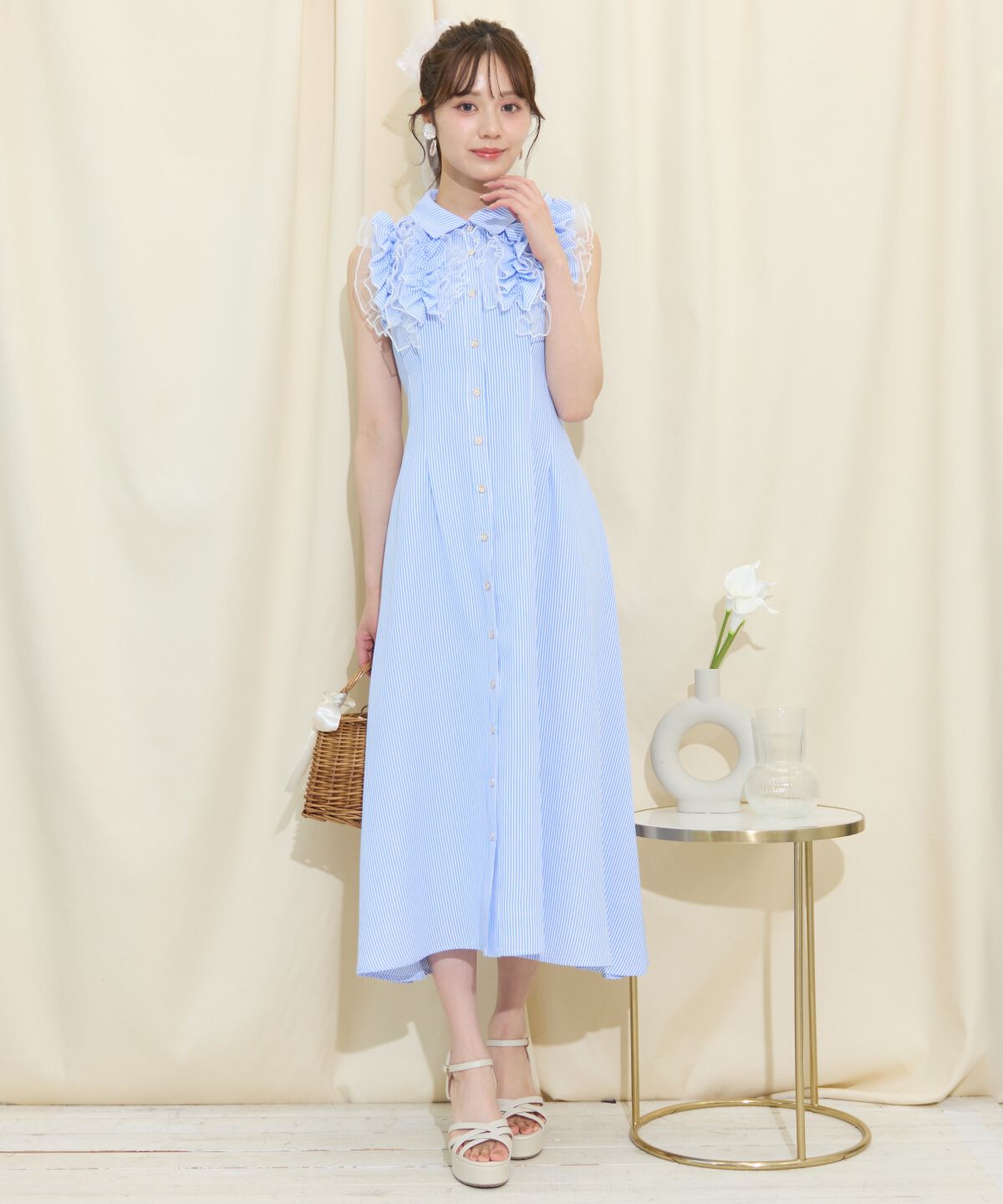 WILLSELECTION「チュールフリルワンピース」|ワンピース|