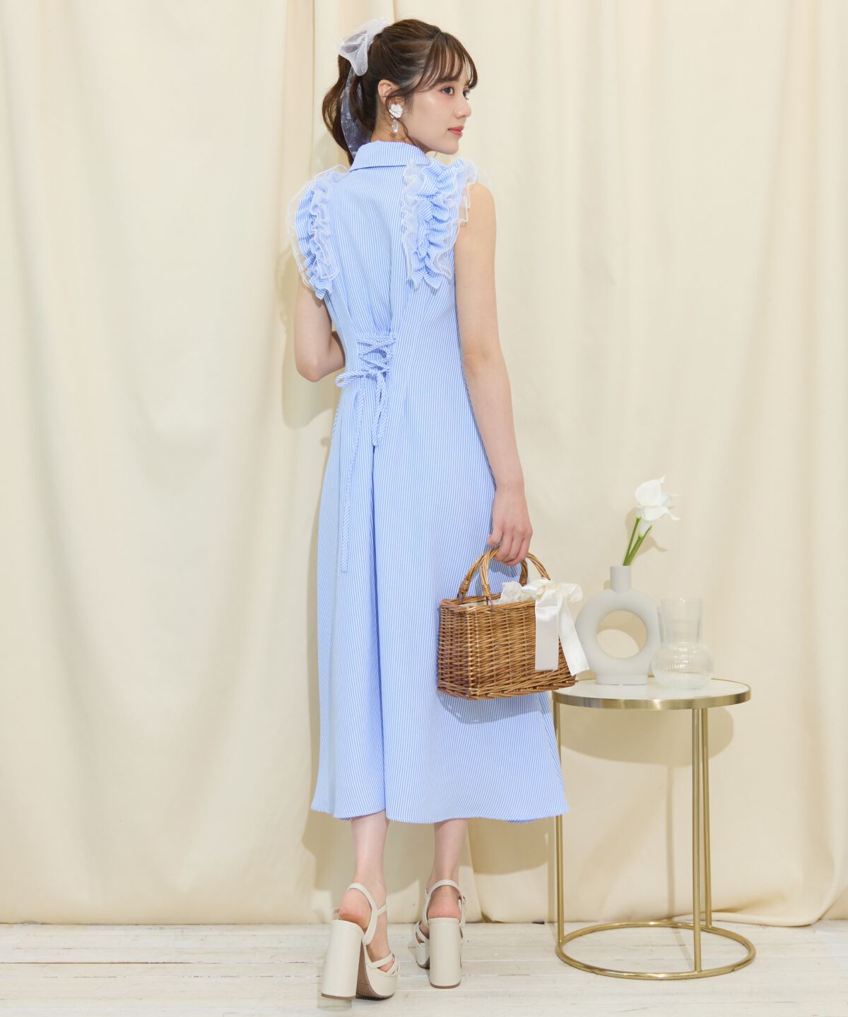 WILLSELECTION「チュールフリルワンピース」|ワンピース|