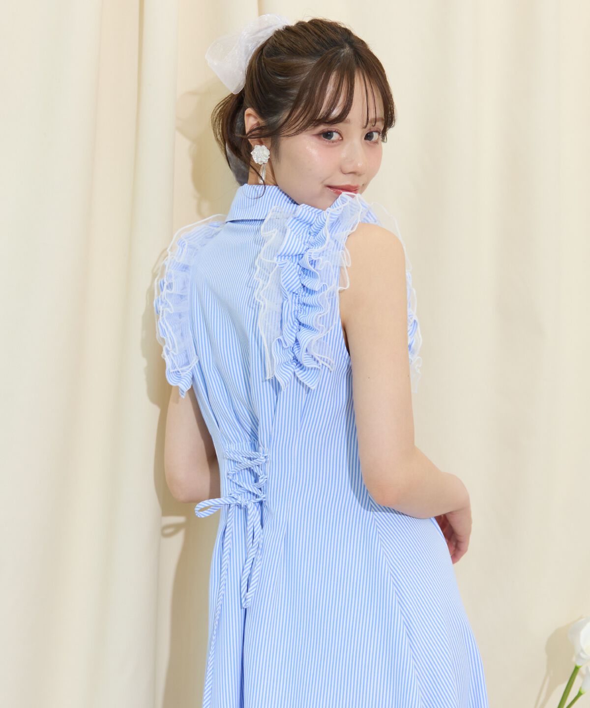 WILLSELECTION「チュールフリルワンピース」|ワンピース|